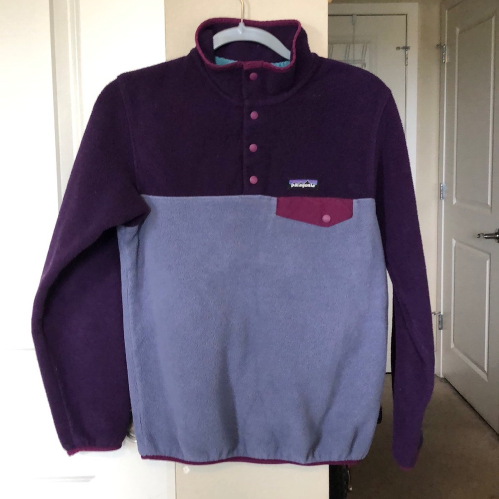 Patagonia purple synchilla jacket size small